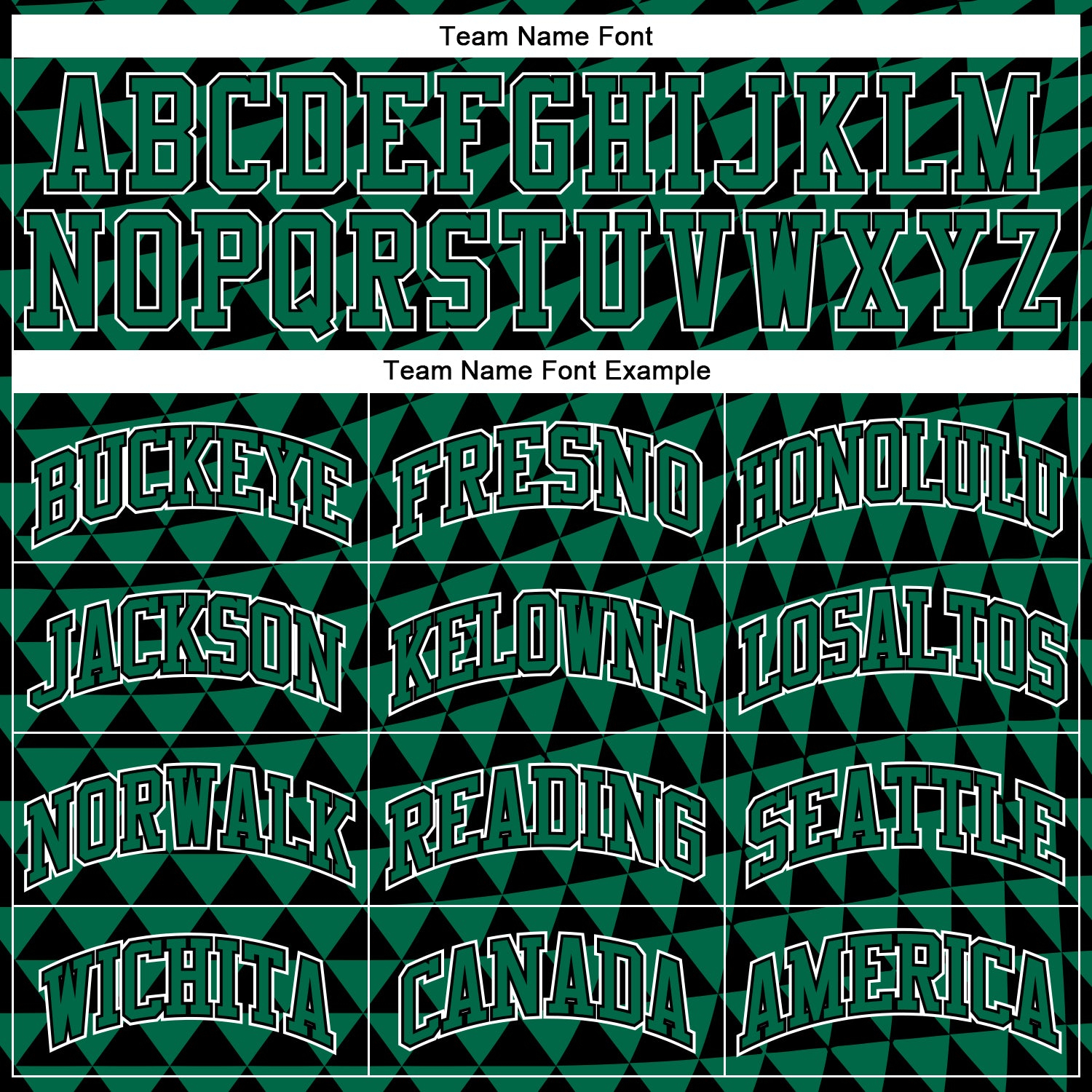 Custom Kelly Green White-Black Triangle Shapes Round Neck Sublimation Basketball Suit Jersey