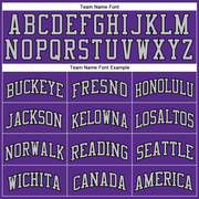 Custom Purple Gray-Black Authentic Throwback Basketball Jersey