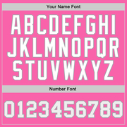 Custom Pink White-Gray Authentic Throwback Basketball Jersey