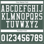 Custom Hunter Green White Round Neck Suit Basketball Jersey