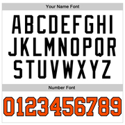 Custom White Orange Pinstripe Orange-Black Authentic Basketball Jersey