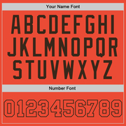 Custom Orange Orange-Brown Authentic Throwback Basketball Jersey