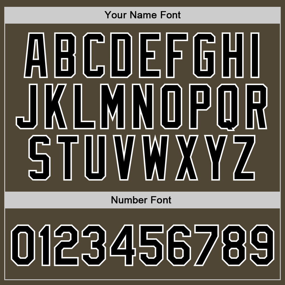 Custom Olive Black-White Authentic Throwback Salute To Service Basketball Jersey