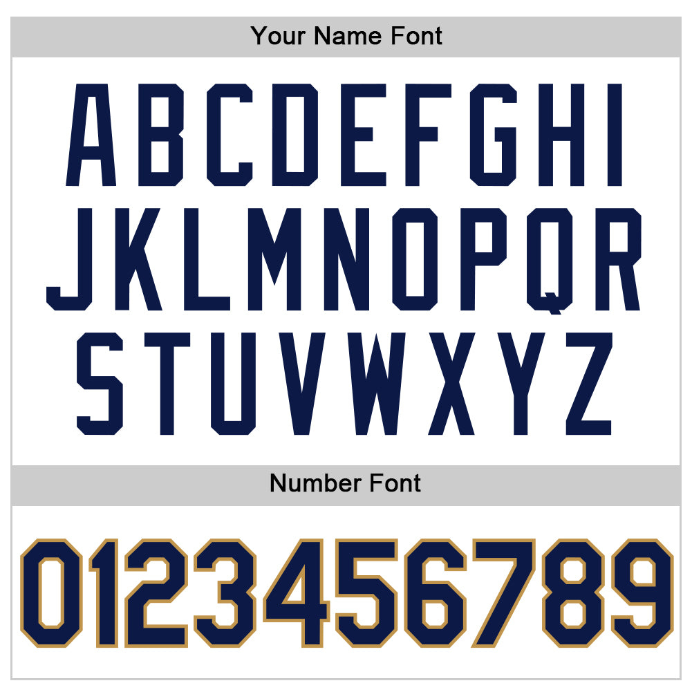 Custom White Navy-Old Gold Authentic Throwback Basketball Jersey