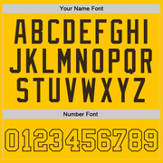 Custom Gold Gold-Brown Authentic Throwback Basketball Jersey