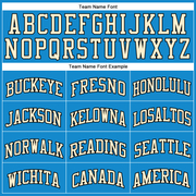 Custom Blue Black-Cream Authentic Throwback Basketball Jersey