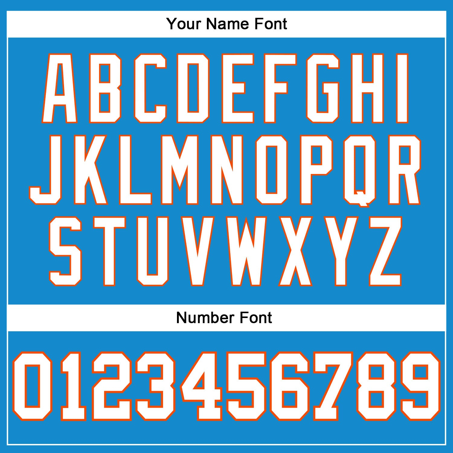 Custom Blue White-Orange Authentic Throwback Basketball Jersey