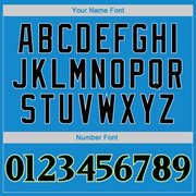 Custom Blue Black-Neon Green Authentic Throwback Basketball Jersey