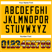 Custom Gold Vintage USA Flag-Black Authentic Throwback Basketball Jersey