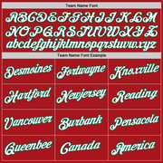 Custom Red White-Kelly Green Authentic Throwback Basketball Jersey