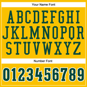 Custom Gold Hunter Green-White Authentic Throwback Basketball Jersey