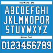 Custom Blue White-Navy Authentic Throwback Basketball Jersey