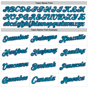 Custom White Teal-Navy Authentic Throwback Basketball Jersey