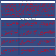 Custom White Royal-Red Authentic Split Fashion Basketball Jersey