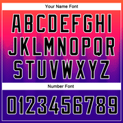 Custom Neon Pink Black-Purple 3D Pattern Design Halftone Gradient Authentic City Edition Basketball Jersey