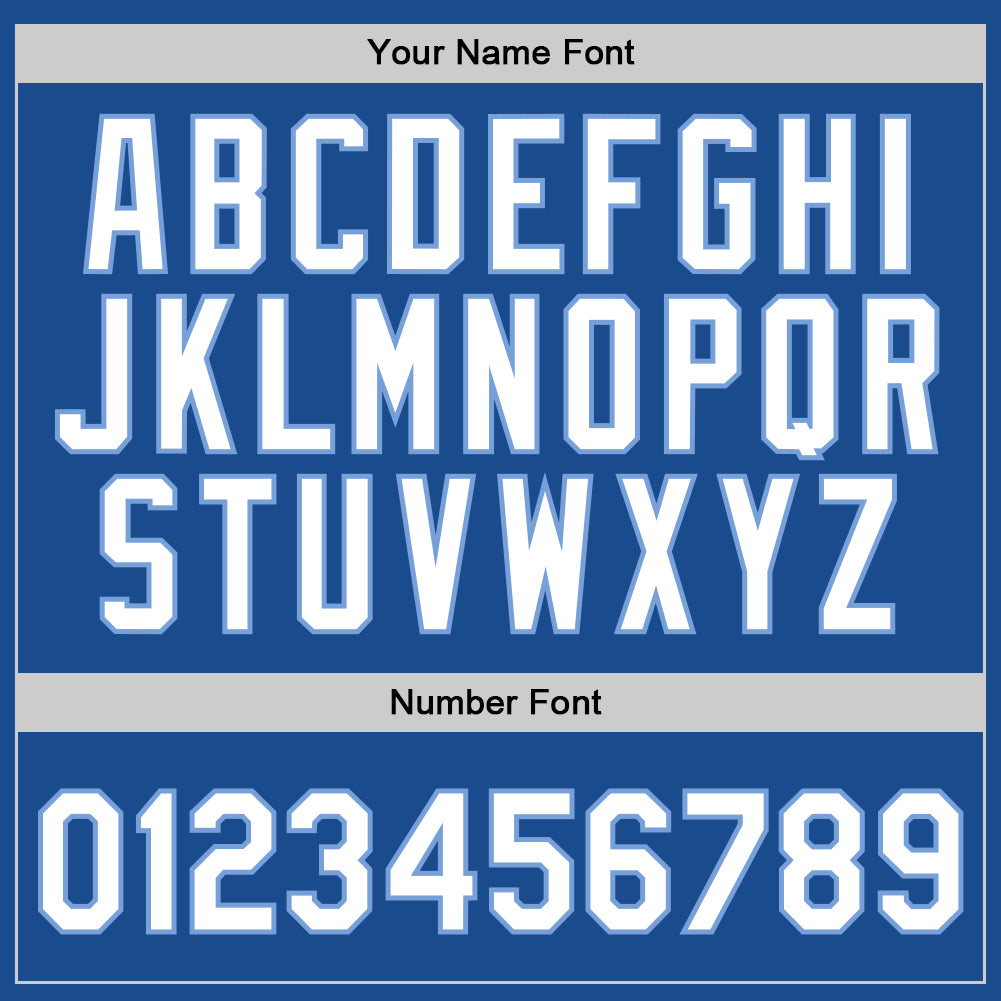 Custom Blue White-Light Blue Authentic Throwback Basketball Jersey