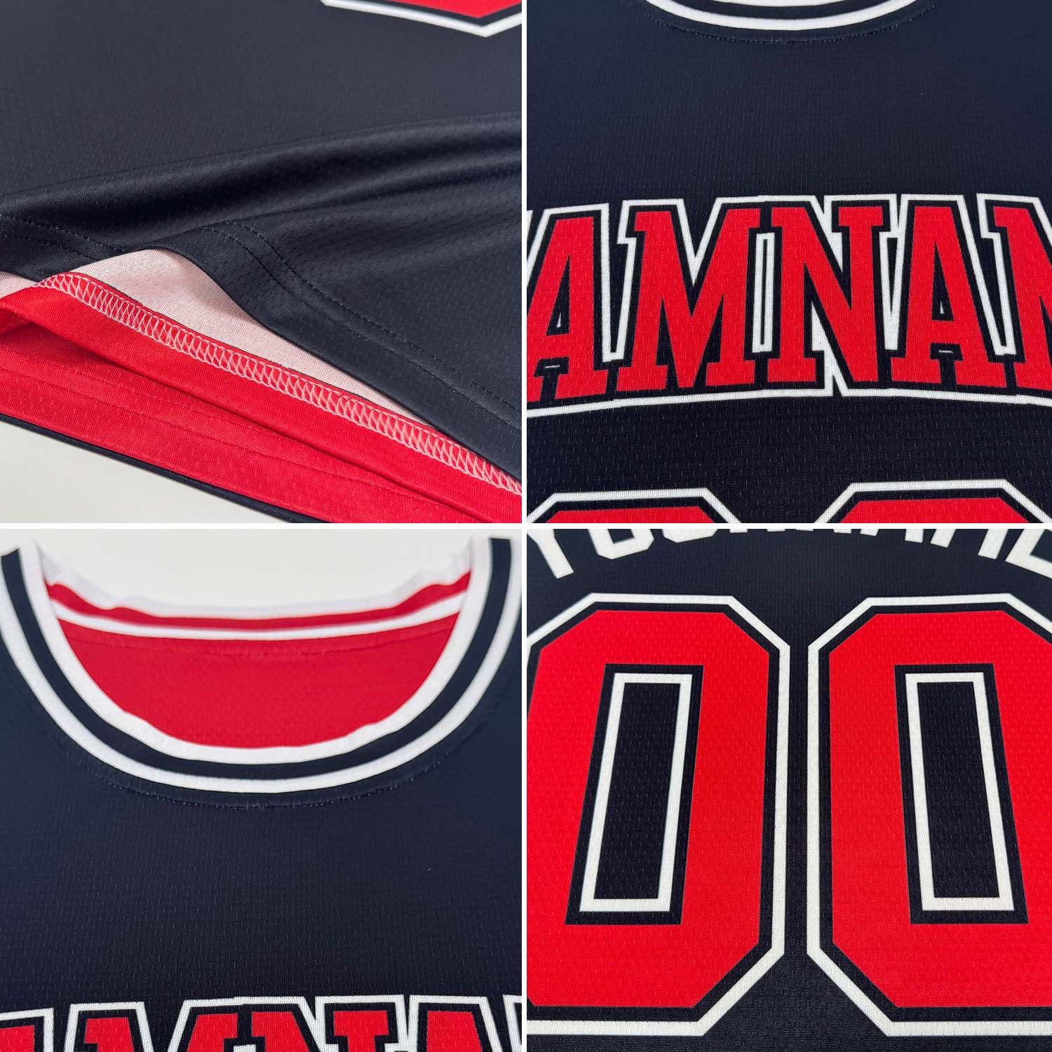 Custom Reversible Navy Cream Double Side Basketball Jersey