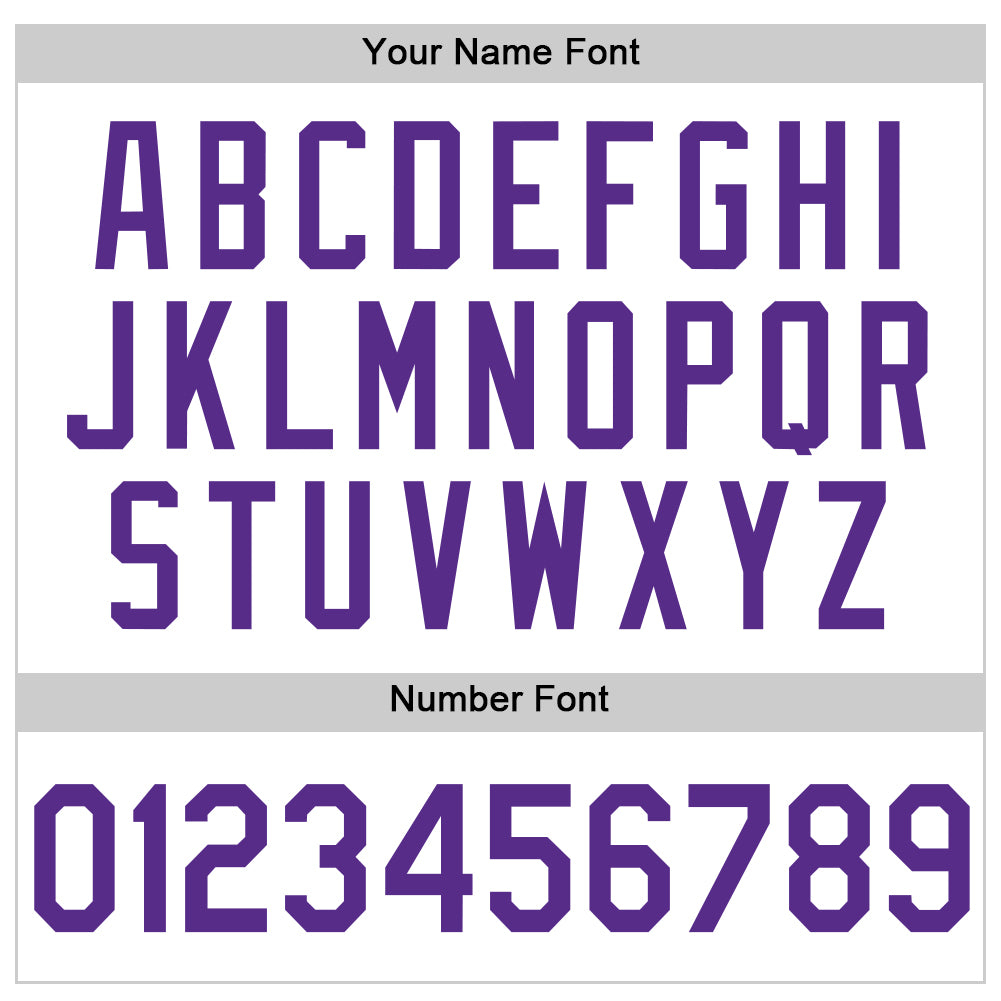 Custom White Purple Authentic Throwback Basketball Jersey