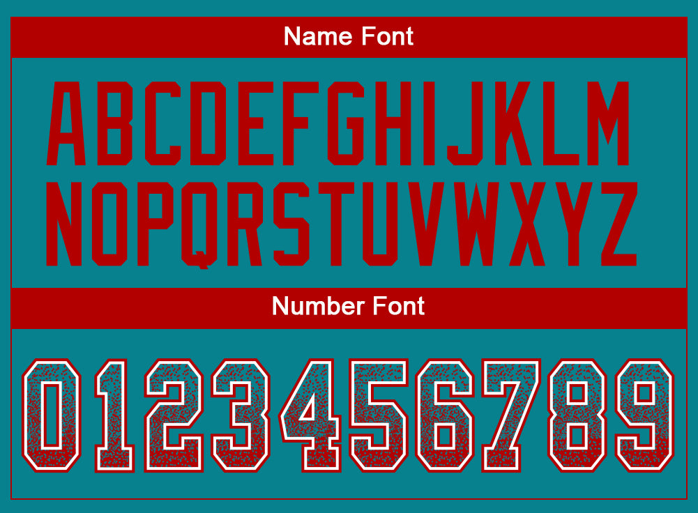 Custom Teal Red-White Mesh Drift Fashion Football Jersey