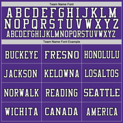 Custom Purple Black-White Mesh Authentic Throwback Football Jersey