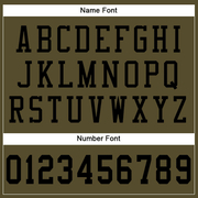 Custom Olive Black Mesh Authentic Salute To Service Football Jersey