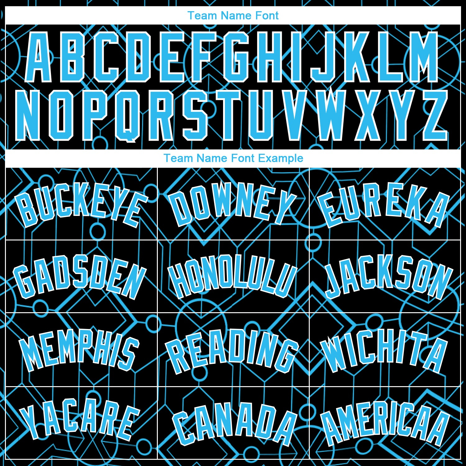 Custom Black Sky Blue-White Geometric Shapes Authentic City Edition Basketball Jersey