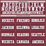 Custom Burgundy Gray-White Mesh Authentic Throwback Football Jersey