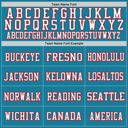 Custom Panther Blue Red-White Mesh Authentic Football Jersey