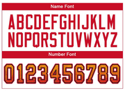 Custom Gold Scarlet-Black Mesh Drift Fashion Football Jersey