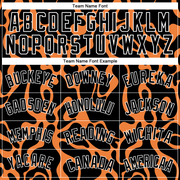 Custom Black Bay Orange-White 3D Pattern Design Tiger Prints Authentic Basketball Jersey