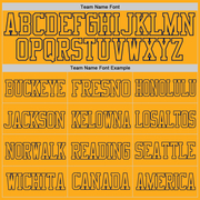 Custom Gold Gold-Navy Mesh Authentic Football Jersey