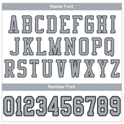 Custom White Silver-Black Mesh Authentic Football Jersey