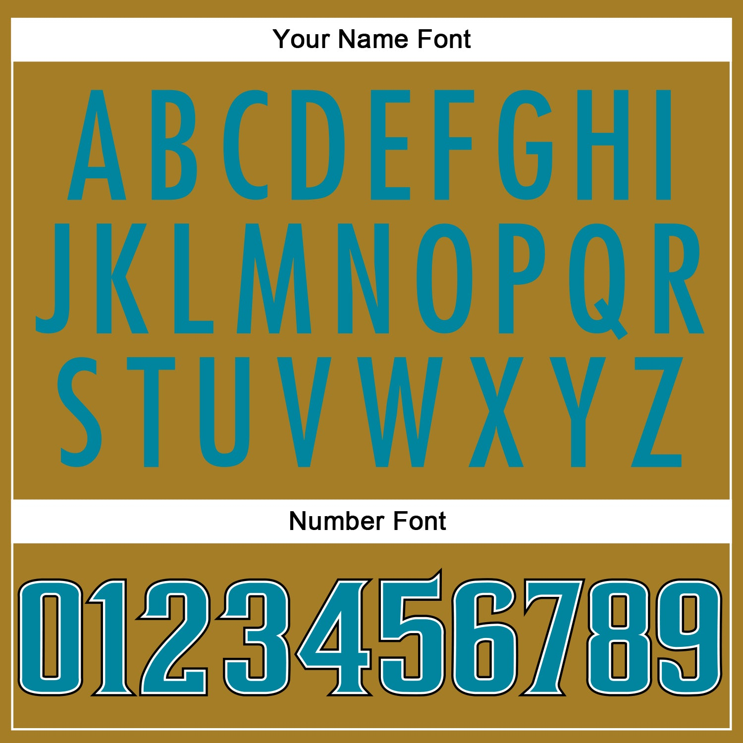 Custom Old Gold Teal-Black Mesh Authentic Football Jersey