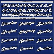 Custom Royal White-Black Authentic Throwback Basketball Jersey