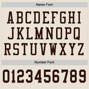 Custom Cream Brown Mesh Authentic Football Jersey