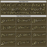 Custom Olive Camo-Black Authentic Throwback Salute To Service Basketball Jersey