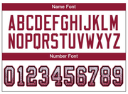 Custom White Cardinal-Black Mesh Drift Fashion Football Jersey