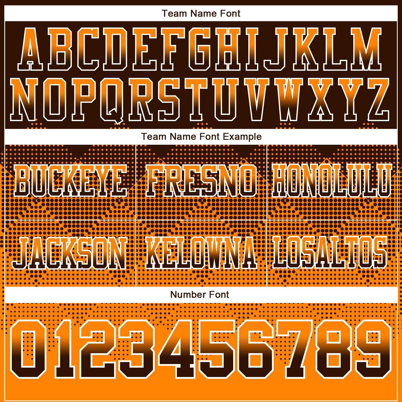 Custom Brown Orange-White Mesh Authentic Gradient Square Shape Flag Football Jersey