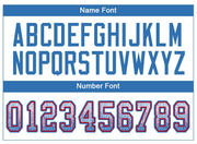 Custom White Powder Blue-Red Mesh Drift Fashion Football Jersey