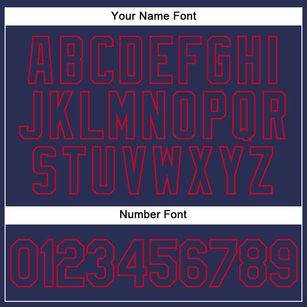 Custom White Navy-Red Authentic Split Fashion Basketball Jersey