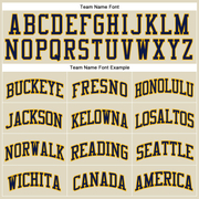 Custom Cream Navy Pinstripe Navy-Gold Authentic Basketball Jersey