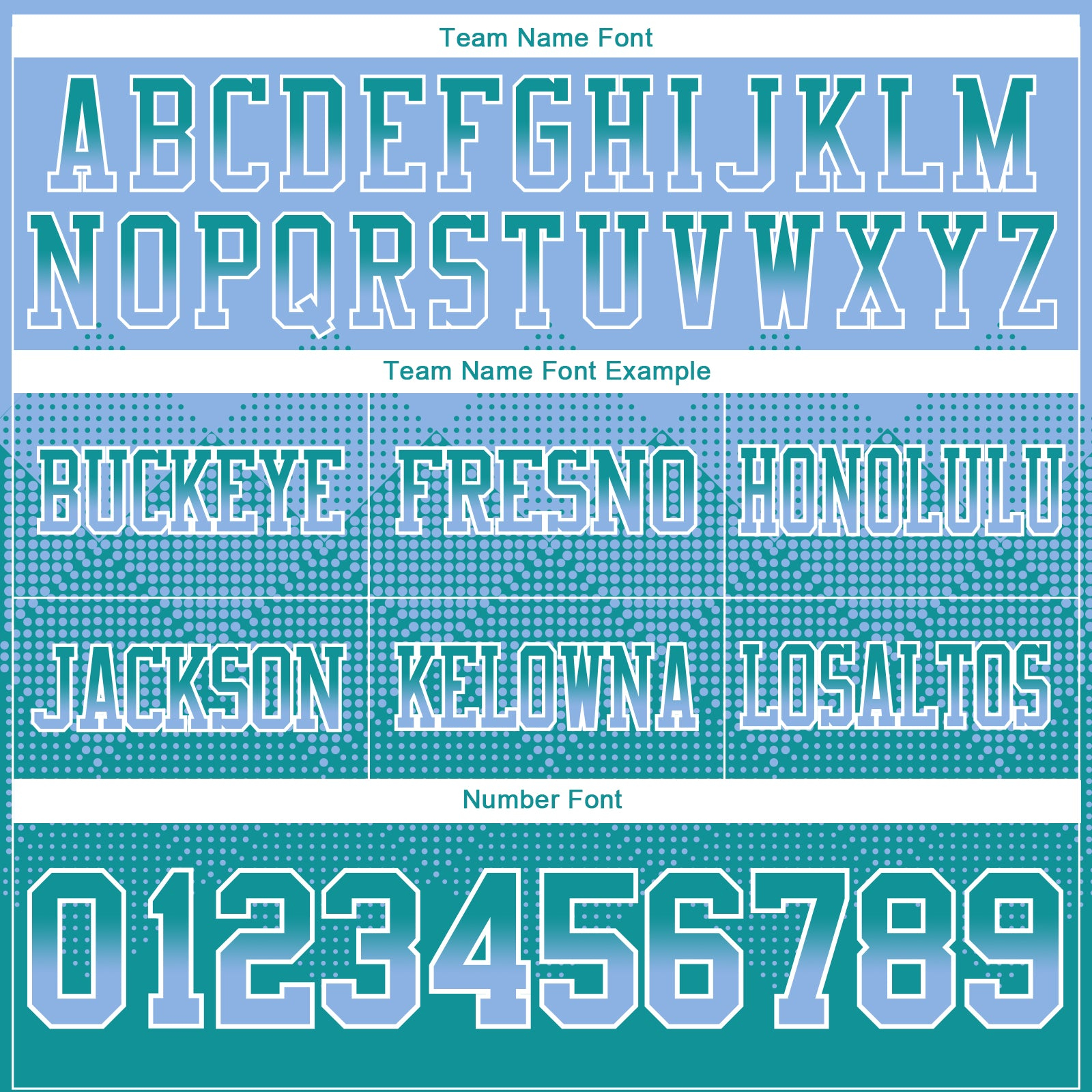 Custom Light Blue Teal-White Mesh Authentic Gradient Square Shape Flag Football Jersey