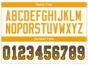 Custom Royal Gold-Navy Mesh Drift Fashion Football Jersey