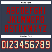 Custom Navy Cream-Red Mesh Authentic Football Jersey
