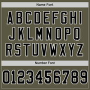 Custom Olive Black-White Mesh Authentic Throwback Salute To Service Football Jersey