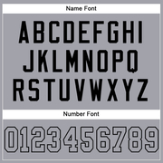 Custom Light Gray Gray-Black Mesh Authentic Football Jersey