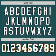 Custom Midnight Green Old Gold-Black Mesh Authentic Throwback Football Jersey