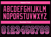 Custom Black Pink-Light Blue Mesh Drift Fashion Football Jersey