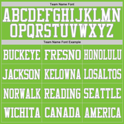 Custom Neon Green White-Gray Mesh Authentic Football Jersey