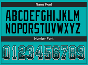 Custom Aqua Black-White Mesh Drift Fashion Football Jersey